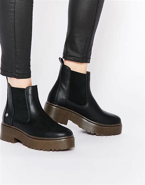 versace chunky sole chelsea boots